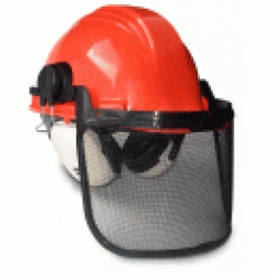 Protector facial adosable al casco