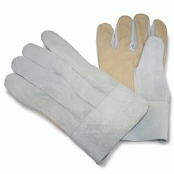 Guante combinado cuero descarne