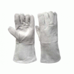 Guante soldador gris