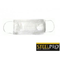 Mascarilla respiratoria con pliegues