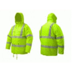 Parka impermeable fluor amarilla